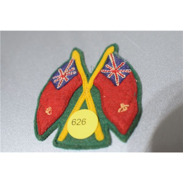 Old Canadian Flag Patch