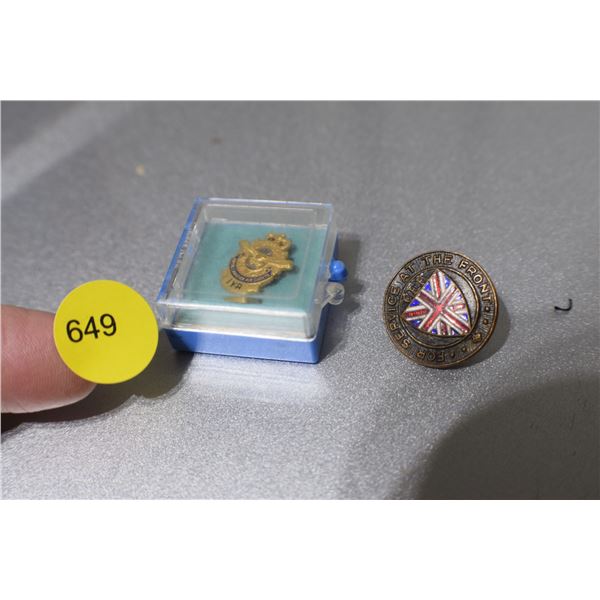 Home Front & RCAF Pins