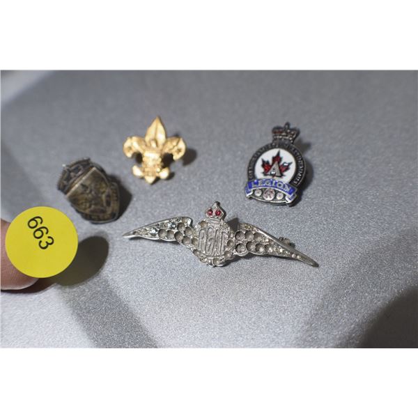 Military Pin Lot etc.