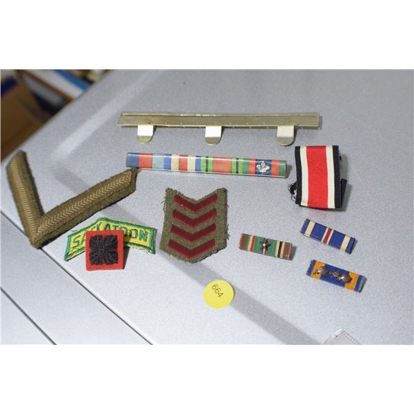 Military Medal Bars etc.