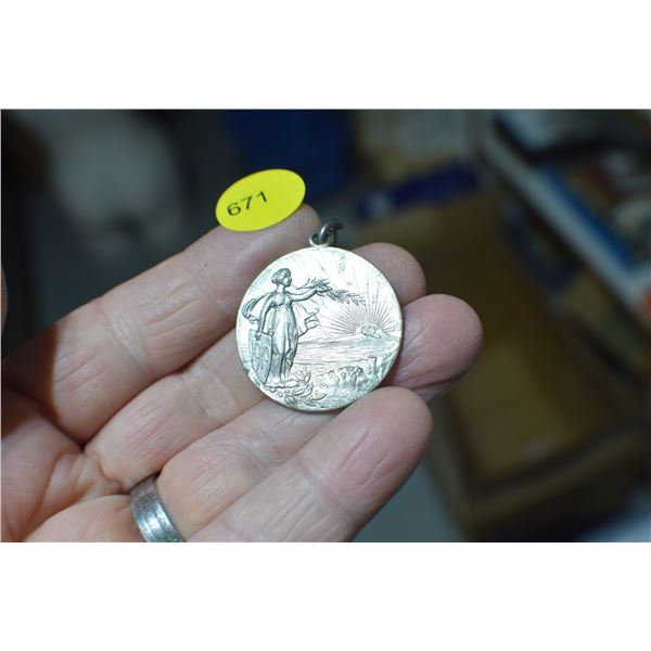 WWI Canada Peace Medal