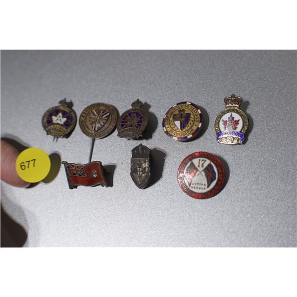 Canadian Military Pin Lot