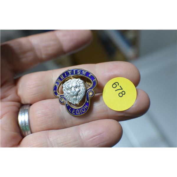 British Legion Pin