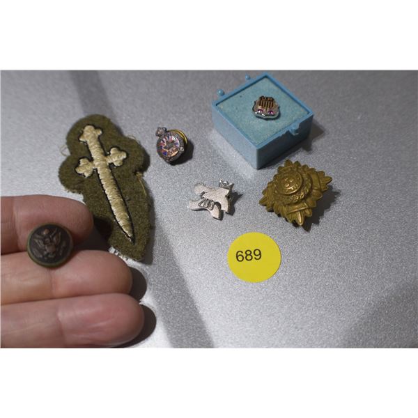 Civil War Button etc.