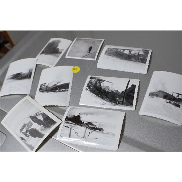 1949 Scotsguard Sask. Train Wreck Photo's