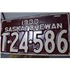 Image 3 : 1930 Saskatchewan License Plate - Near Mint/envelope
