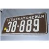 Image 1 : 1935 Saskatchewan License Plate