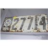 Image 1 : Rare I-H-C License Plate