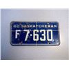 Image 2 : 2 1962 Saskatchewan Matching License Plates - F7-630