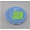Image 1 : 5 Pyrex Saucers, Baby Blue Delphite 6"