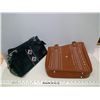 Image 1 : Lot of 2 Hand Bags, Leather, Black & Brown