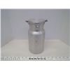Image 2 : 2 Aluminum Milk Canisters, 1/2 Pint, 1 Pint