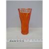 Image 1 : Orange Glass Vase - 9.5" Tall