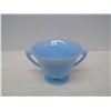 Image 4 : 7 Pyrex Saucer 6", 2 Pyrex Sugar Bowls Blue