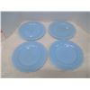 Image 1 : 4 Pyrex 9" Plates Blue