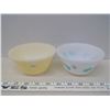 Image 1 : 2 Federal Fruit/Sweets Bowls, Yell & Cyan Patterns