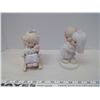 Image 1 : Two Figurines, Mother & Baby Rocking Chair, Boy & Girl