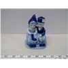 Image 6 : 3pc. -Woman Salt Shaker Japan, Teaspoon Tray, Boy/Girl Figurine Hand Painted