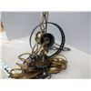 Image 3 : Single Bulb Hanging Chain Chandelier, Bronze Finish