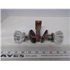 Image 8 : Lot of Bronze Finished Cabinet Hinges, Crystal Doorknob