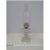 Image 1 : Antique Oil Lamp w/ Glass Chimney