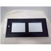 Image 3 : Matching 2 Image picture Frames, Black, 7x15" Images