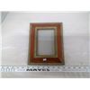 Image 3 : 2 Picture Frames, Wood/Bronze Finish 4x6", Bamboo Style 4.5x6.5"