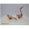 Image 2 : 2 Hollow Brass Geese, 1 Brass Spoon/Scoop