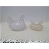 Image 6 : Floral Sugar Bowl, 2 Sizes Hen on Nest Glass, Assorted Plastice Stir Sticks