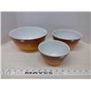 Image 1 : Pyrex Baking Bowl Set 3pc. - 750ml, 1.5L, 2.5QT
