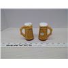 Image 1 : Beer Mug Salt & Pepper Shakers - Japan