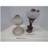 Image 1 : Coal Oil Lamp Base x2, One w/ Marble Footing