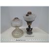 Image 2 : Coal Oil Lamp Base x2, One w/ Marble Footing