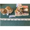 Image 3 : LOT OF 2 SITTING CAT CLOCK, MADE IN CHINA. TRINKET TEDDY BEAR BOX “VICTORIA & BEN TINY TREASURES”  B