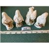 Image 1 : LOT OF 4 VINTAGE  FATHER CHRISTMANS ORNAMENTS  3”H