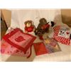 Image 1 : COLLECTION OF NEW VALENTINES NOVELTY  3 MINATURE PLUSH, BE MY VALENTINE TEDDY BEAR BOOK, PHOTO FRAME