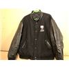 Image 1 : VINTAGE  PEPSI BOMBER JACKET WITH BLACK LEATHER SLEEVES  SIZEE XL