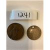 Image 2 : ONE PENNY 1937, ONE CENT CANADA 1915