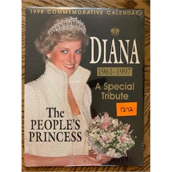 SEALED 1998 PRINCESS DIANA CALENDAR Schmalz Auctions sealed-1998-princess-diana-calendar-schmalz-auctions