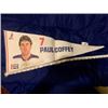 Image 1 : NHLPA PEPSI COLLECTOR  AUTOGRAPHED PENNANT…#7 PAUL COFFEY