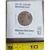 Image 1 : US 1¢ Lincoln memorial cent
