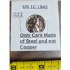 Image 1 : 1943 USA 1¢ - steel