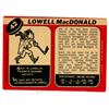 Image 2 : Topps 1967-68 hockey card - Lowell MacDonald