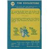 Image 2 : Topps 1968-69 Hockey Card - Tim Ecclestone
