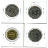 Image 2 : Lot of 4 Tokens - Cineplex Game Token, 3 FA Cup Centennary Tokens
