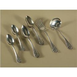 WALLACE STERLING FLAT & SERVING WARE ROSE PATTERN