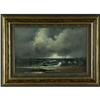 Image 2 : OIL PAINTING STORMY SEA SIGNED ''THOMAS'' ITALIAN FR