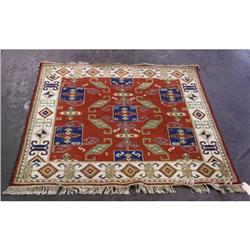 INDO-KAZAK CARPET 5'6'' X 5'6''