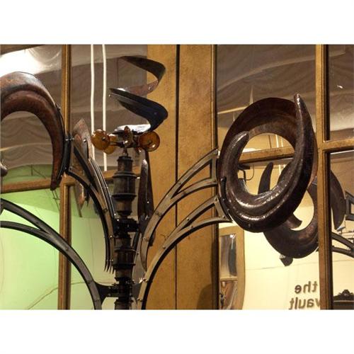KINETIC WIND SCULPTURE ANDREW CARSON GARDEN ART