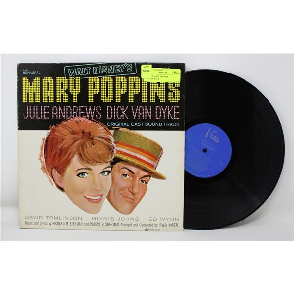 DISNEY MARY POPPINS SOUNDTRACK